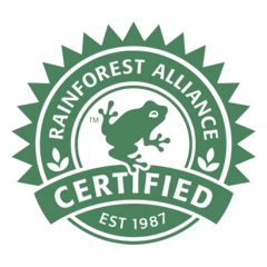 Selo Rainforest Alliance Certified
